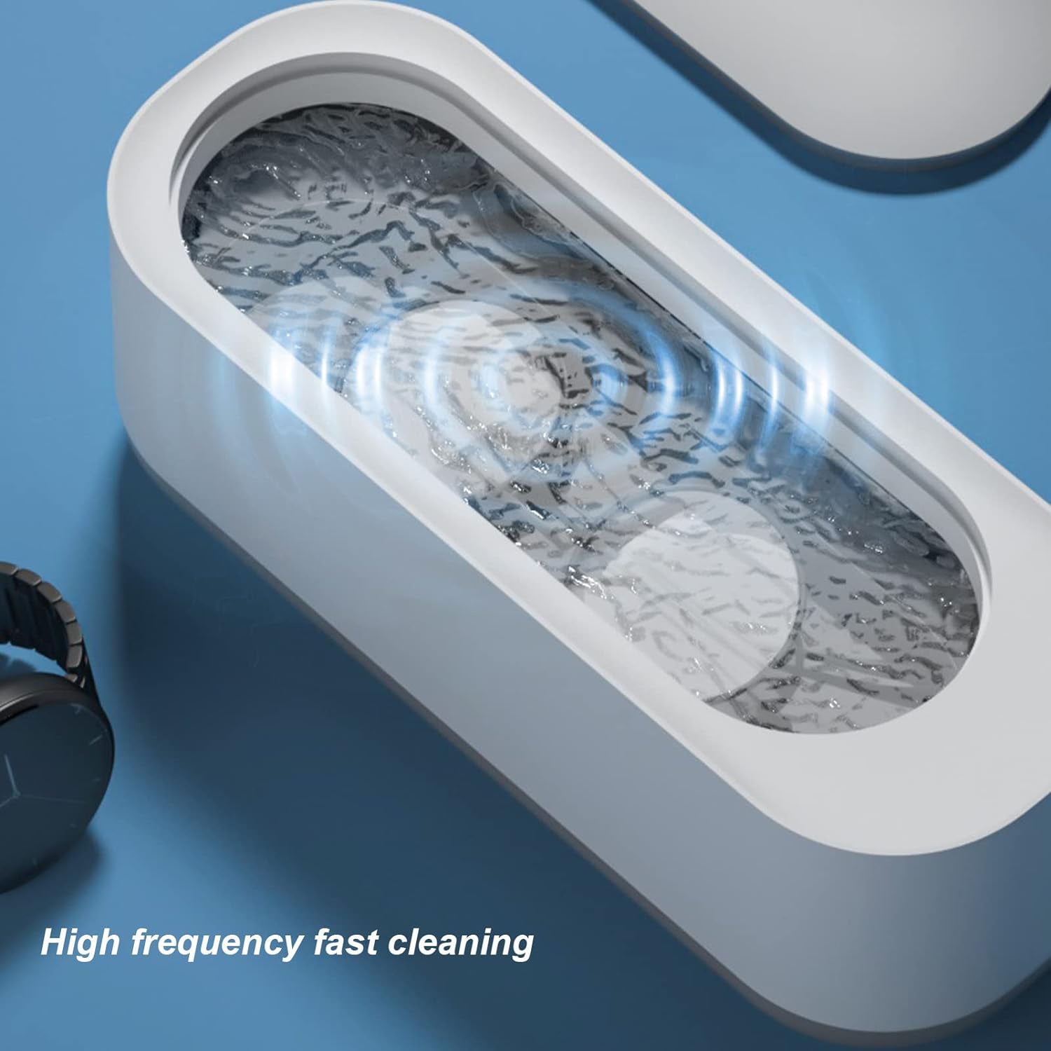 Ultrasonic Jewellery Cleaner – Portable High-Frequency Cleaning Machine (Battery Not Included) Ultrasonic Jewellery Cleaner – Portable High-Frequency Cleaning Machine (Battery Not Included)